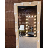Гримерное зеркало с подсветкой 175х80 Дуб Сонома