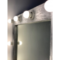 Гримерное зеркало ростовое серебряное 180х80