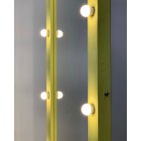 Напольное зеркало с лампочками в комнату 170*70