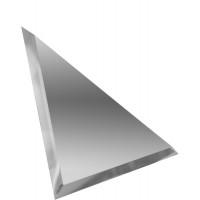 Треугольная зеркальная плитка серебро 300х300 мм
