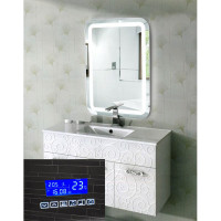 Зеркало в ванную комнату с подсветкой и радио Эстер